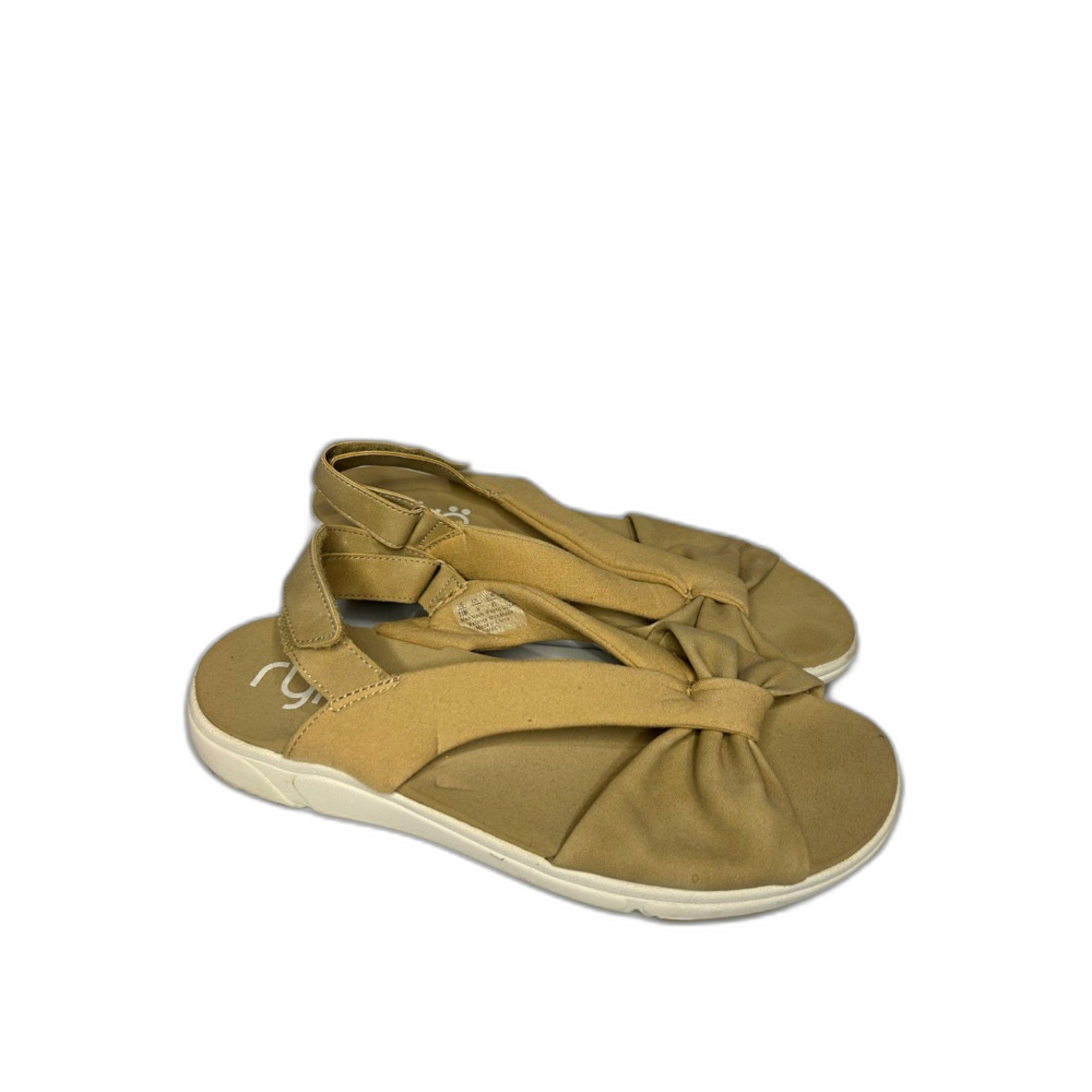 Ryka Women's Macy Hook & Loop Slide Sandals Taupe - Size 11 Women's